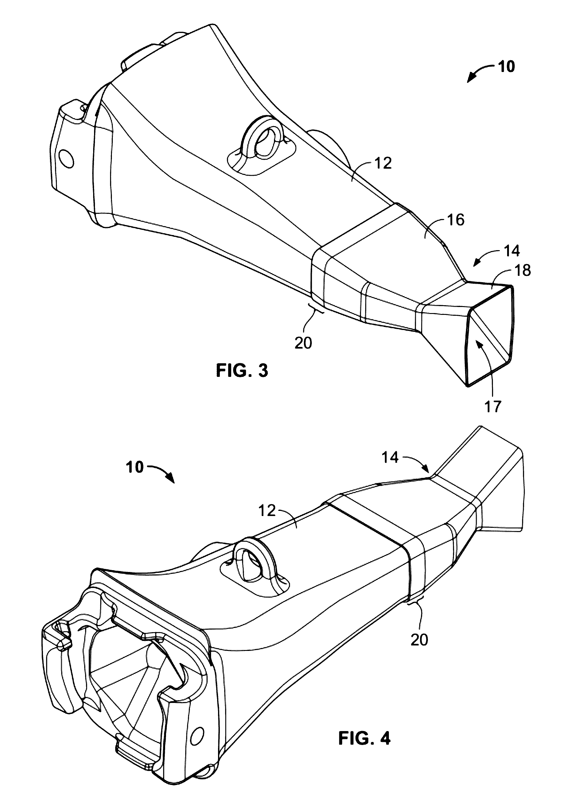 Hardfaced wearpart using brazing and associated method and assembly for manufacturing