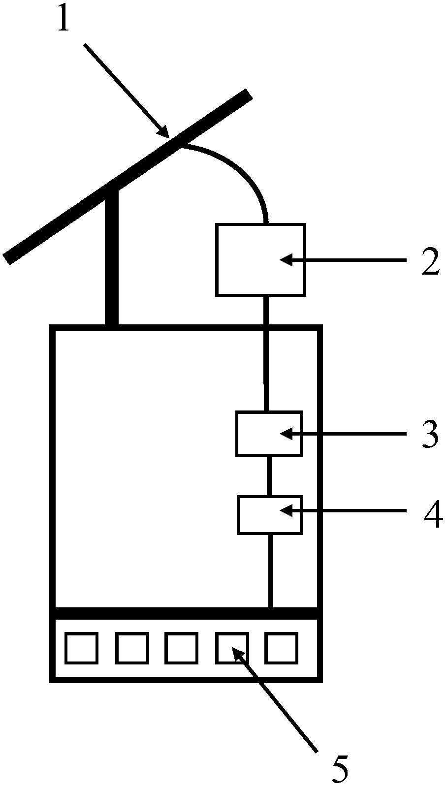 A kind of parking lot power generation equipment based on solar energy device