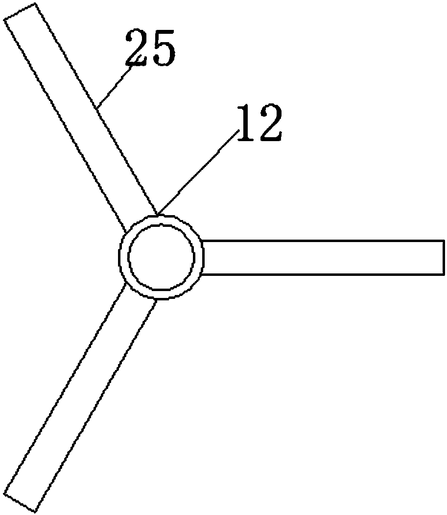 Bidirectional stirring chelating device for producing feed