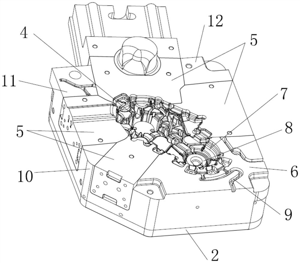 A Die Kernel Structure to Reduce the Impulse of the Die Cavity