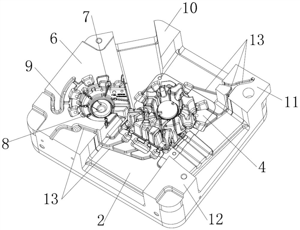 A Die Kernel Structure to Reduce the Impulse of the Die Cavity