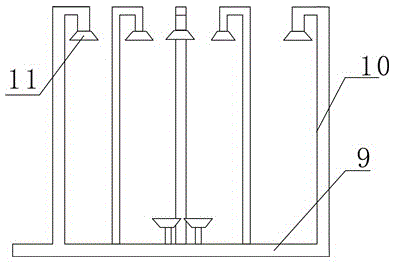 Simple system for simulating nature and increasing content of negative oxygen ions in urban area