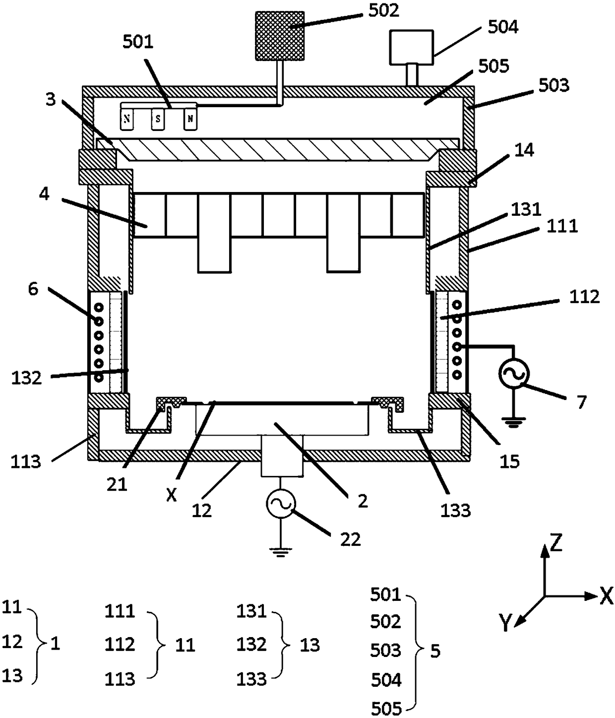 Reaction chamber and semiconductor processing device