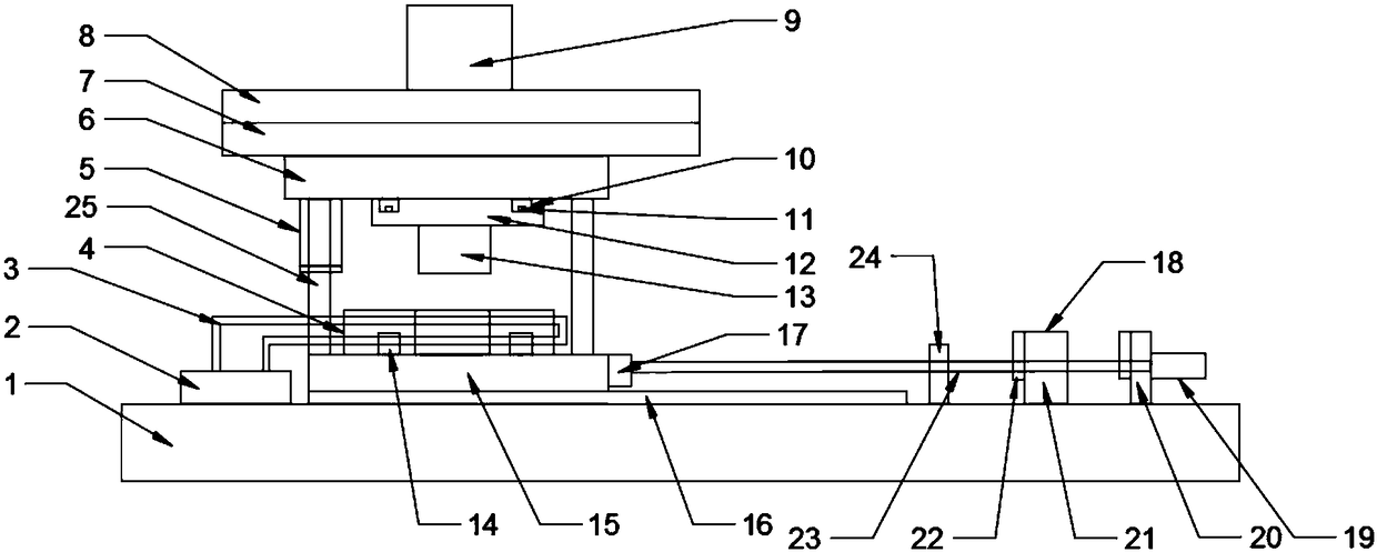 Constant-temperature stamping equipment with automatic discharging function