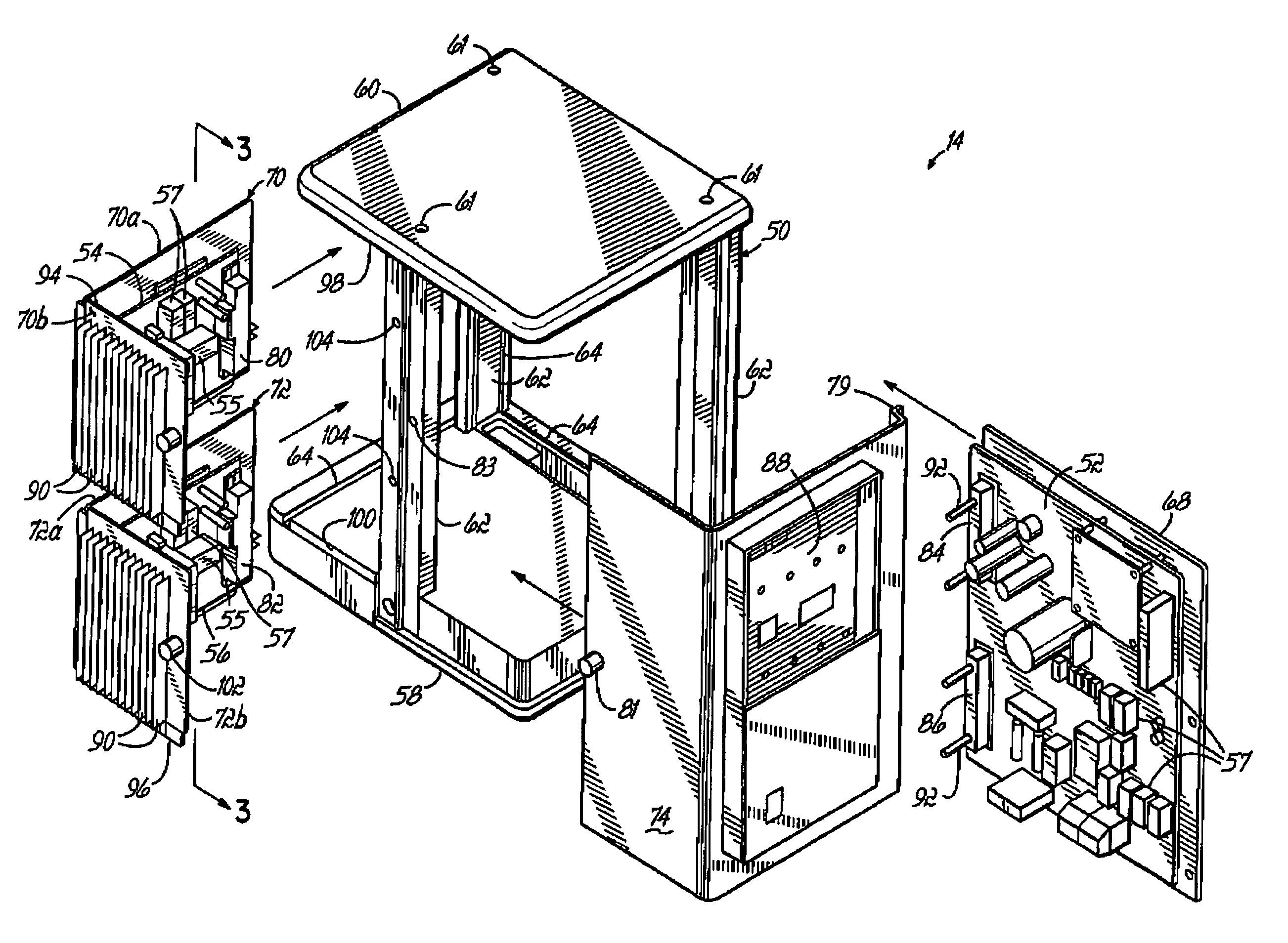 Modular controller for a hot melt adhesive dispensing system