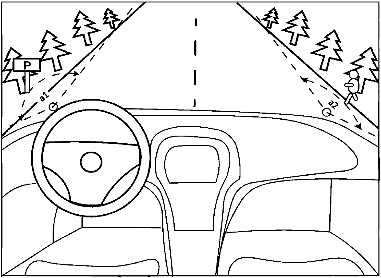 Car transparent A column device capable of adjusting height to adapt to eye point of driver