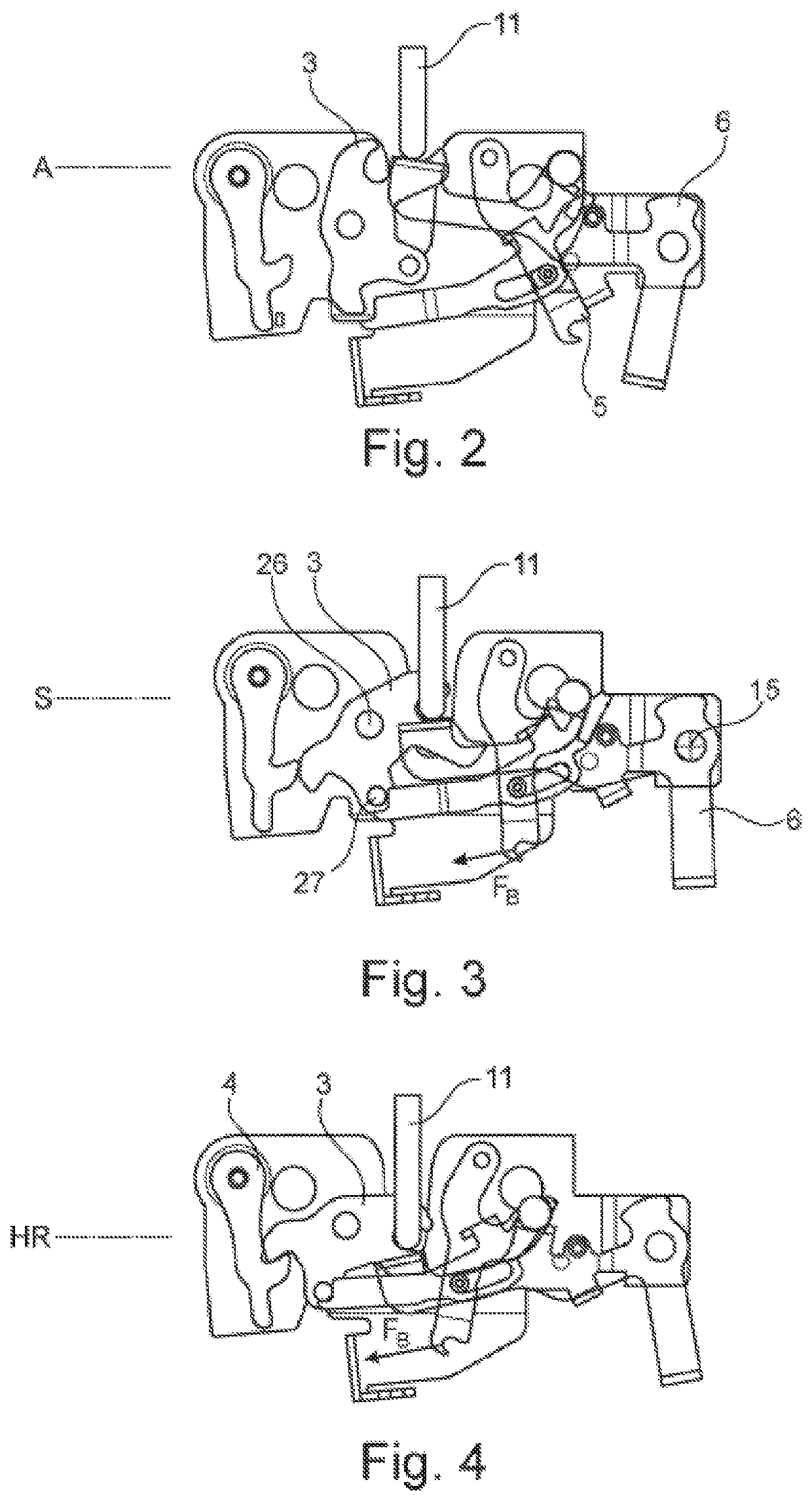 Lock for a motor vehicle