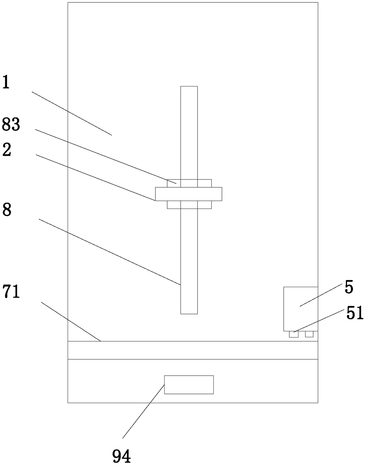 Desk-type vision function training device