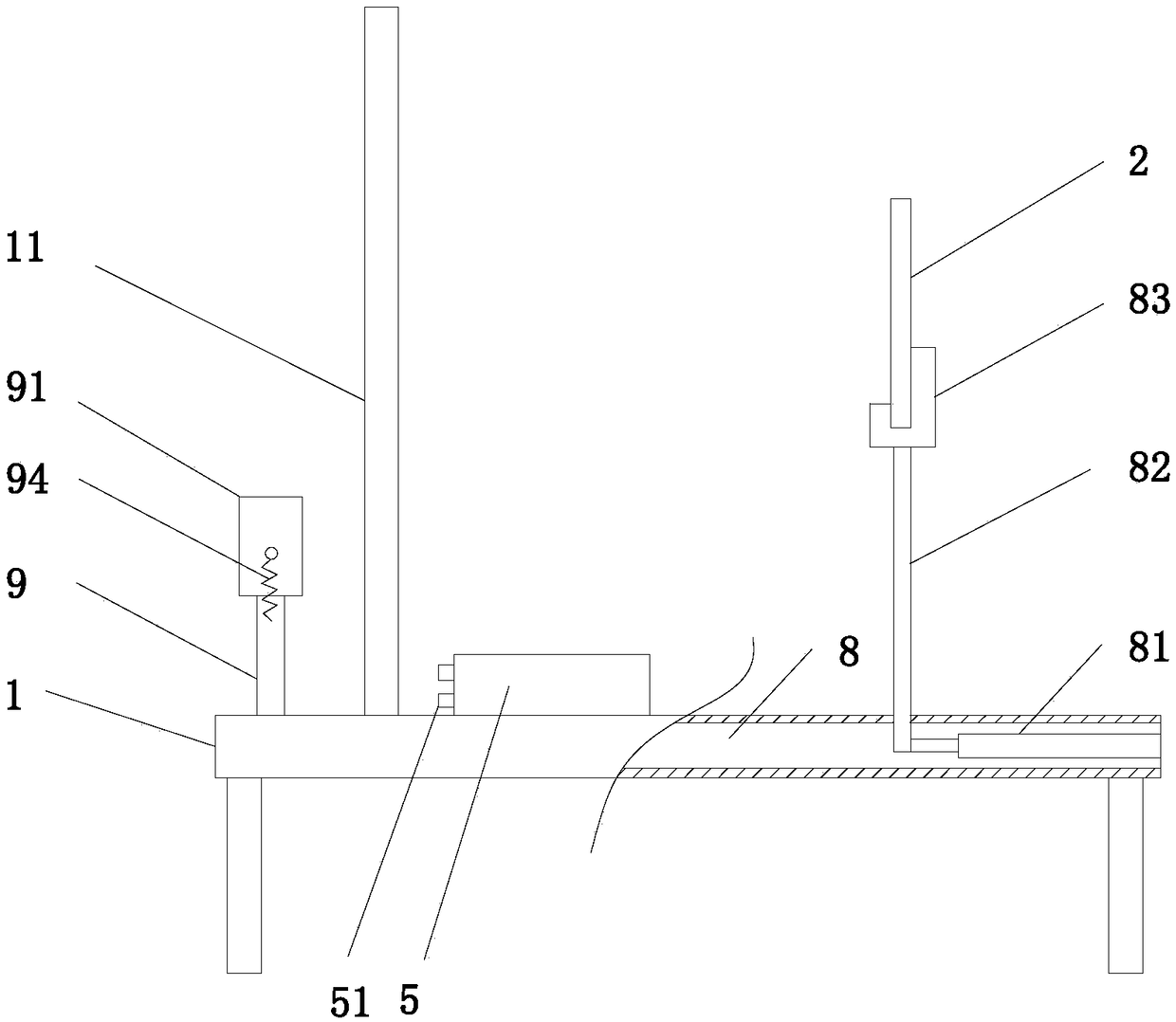 Desk-type vision function training device