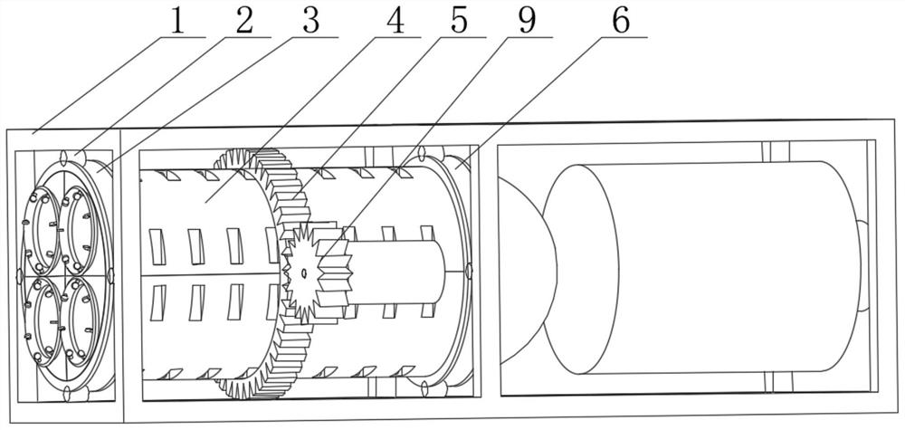 Deep sea AUV cluster passive release recovery device and operation method thereof