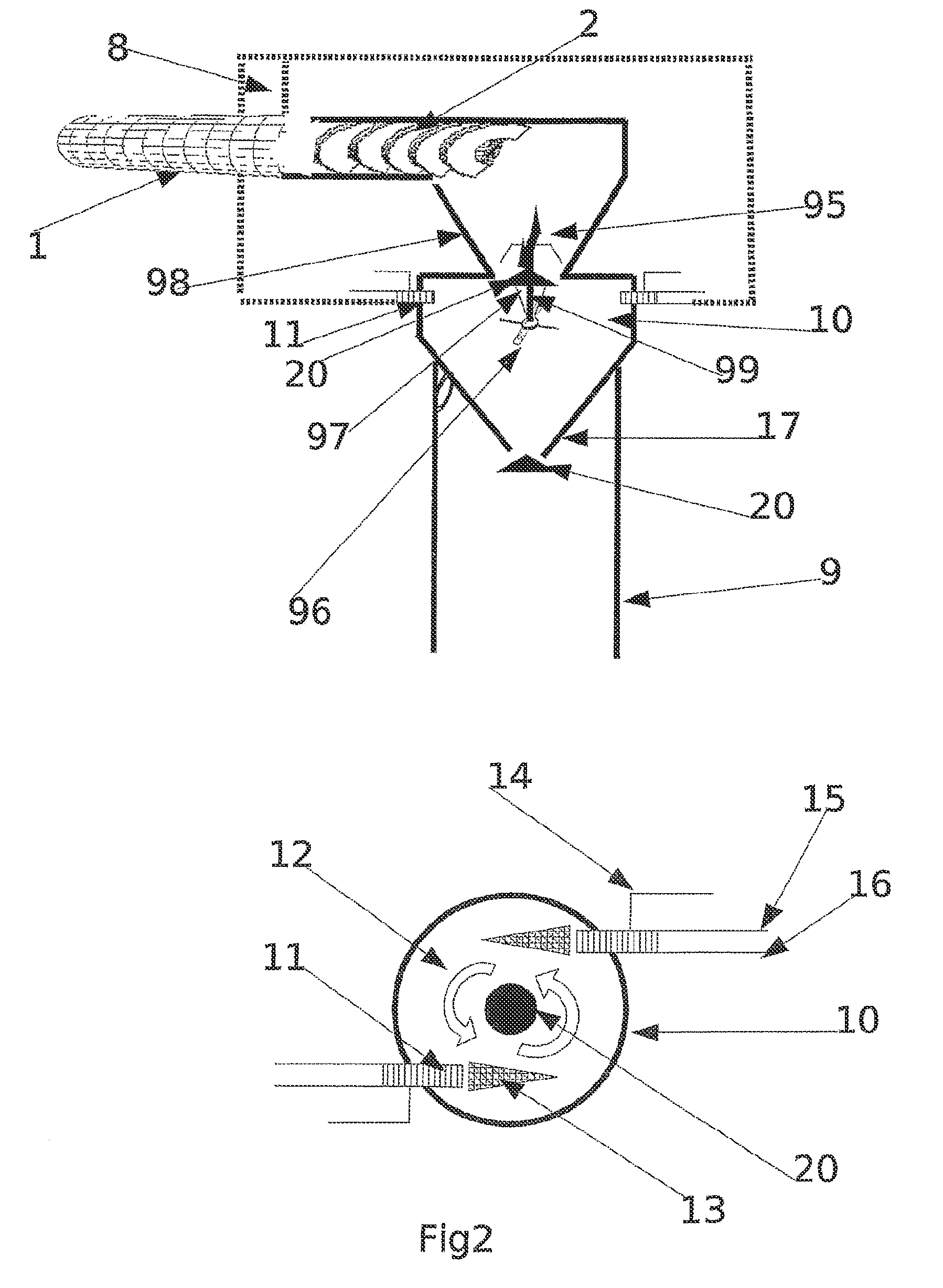 Method using solar energy, microwaves and plasmas to produce a liquid fuel and hydrogen from biomass or fossil coal