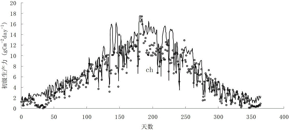 An Estimation Method of "Day" Scale Primary Productivity Based on Instantaneous Photosynthetic Rate Integration