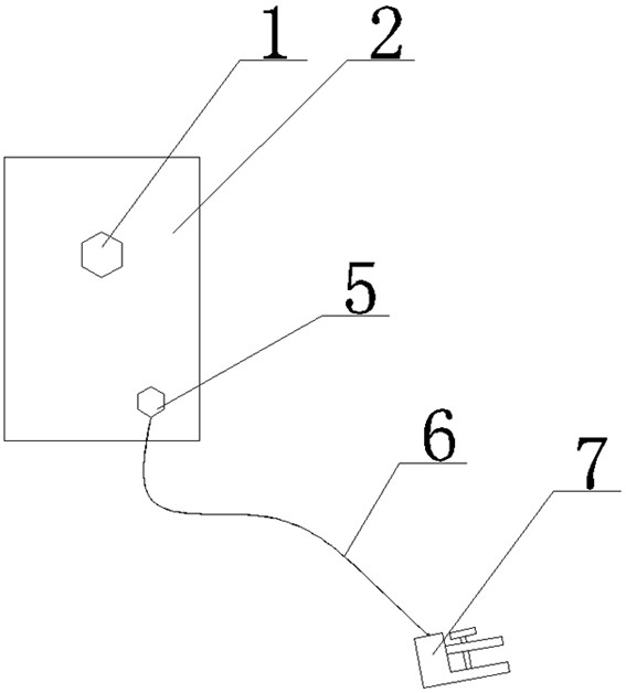 Cable terminal grounding wire