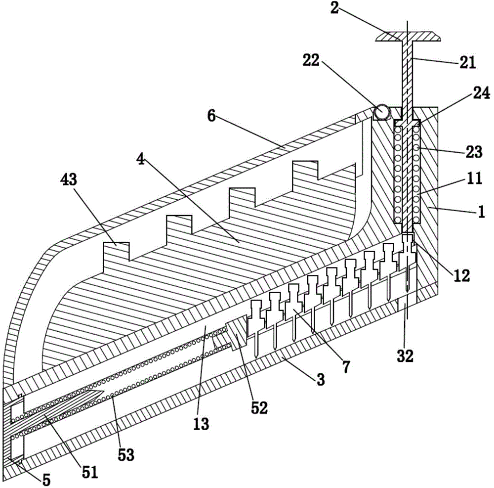 Manual nailing machine for laboratory