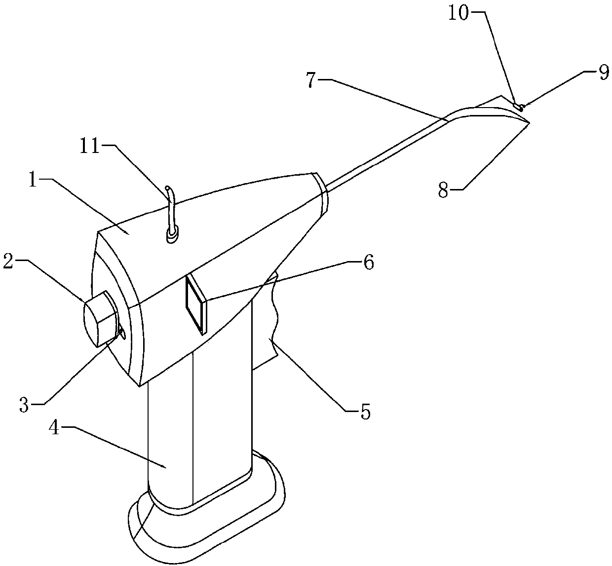 Liquid metal alloy tooth-filling material and preparation method thereof and injection molding machine