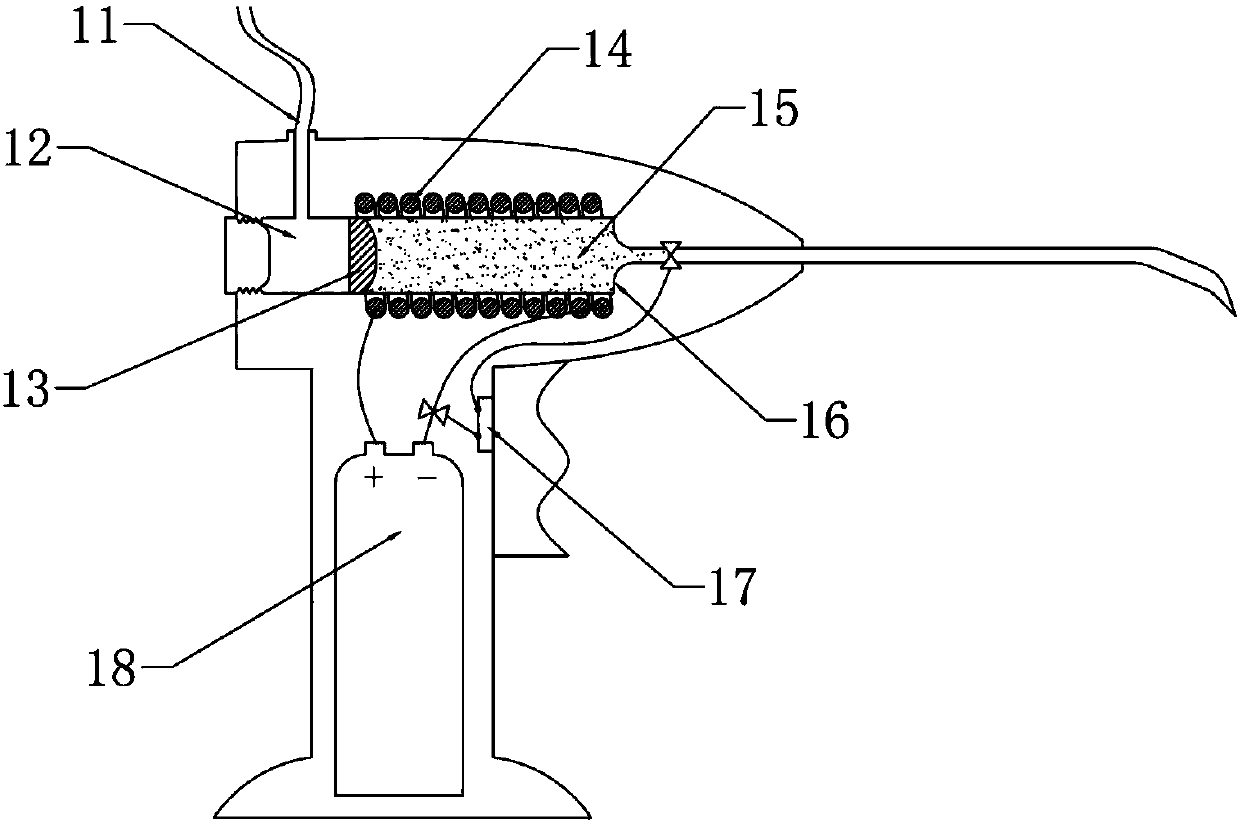 Liquid metal alloy tooth-filling material and preparation method thereof and injection molding machine