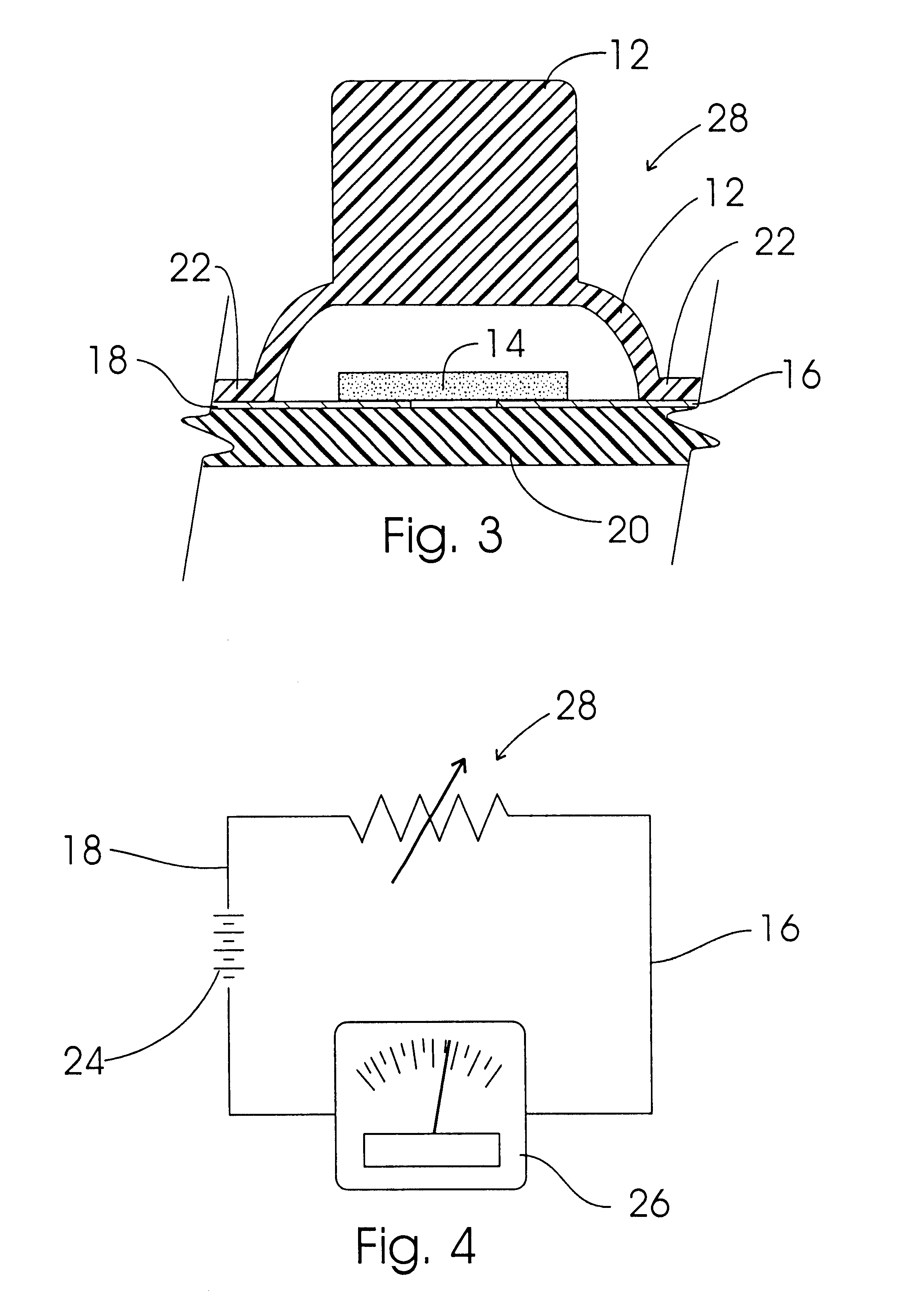 Variable sensor with tactile feedback