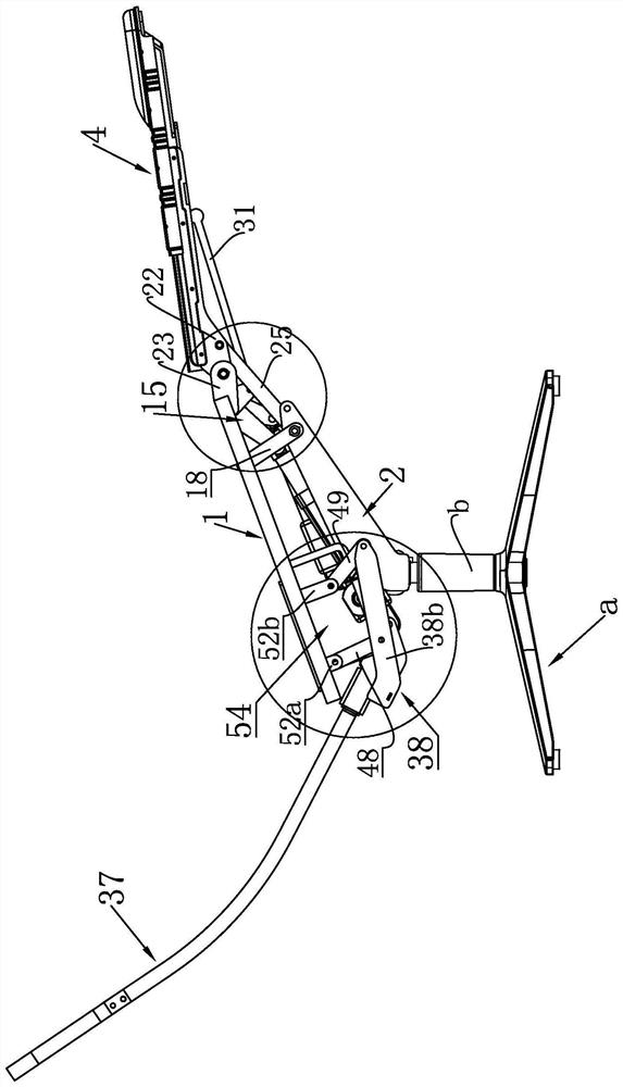 Multifunctional leisure chair frame structure and control method thereof