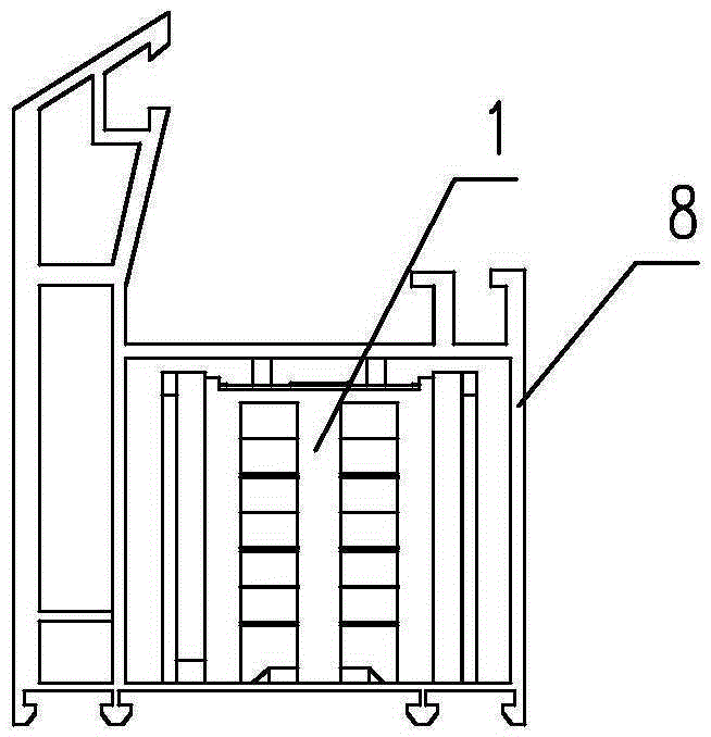 Plastic steel door and window corner welding reinforcement member and use method of same