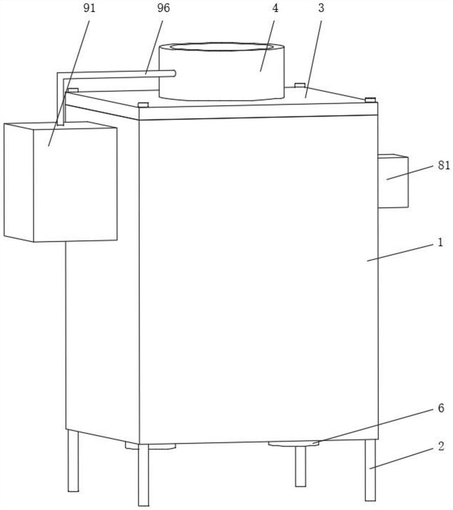 Efficient environment-friendly deoxidizing agent preparation device and method