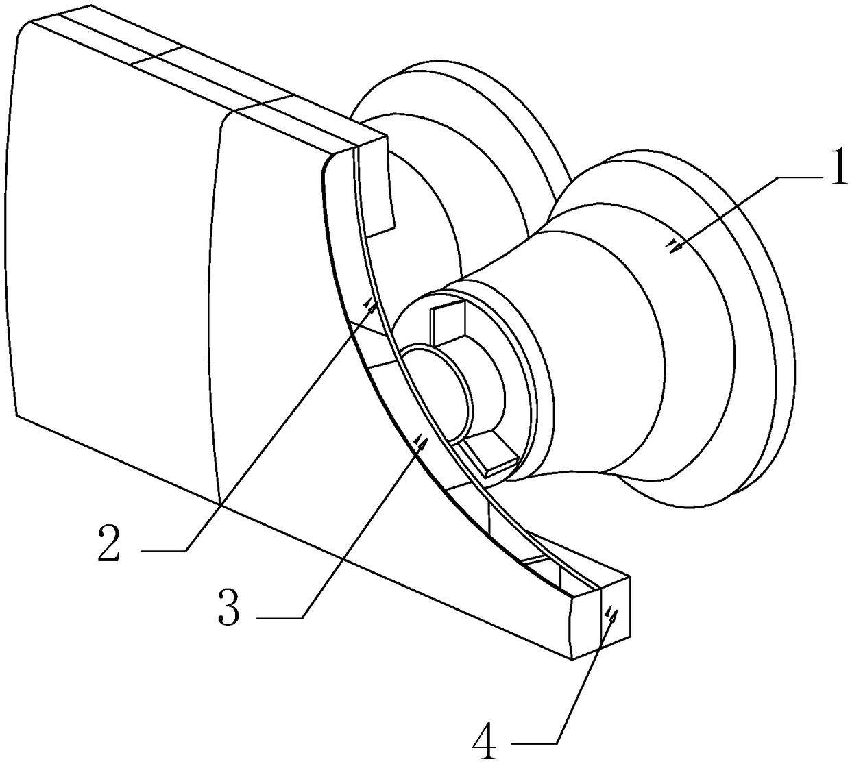 Self-adjusting ship anti-collision energy absorption device