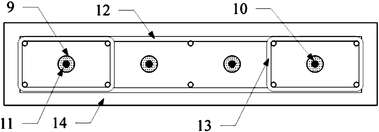 Fabricated composite shear wall based on self-resetting composite end column-grouting anchor shear wall