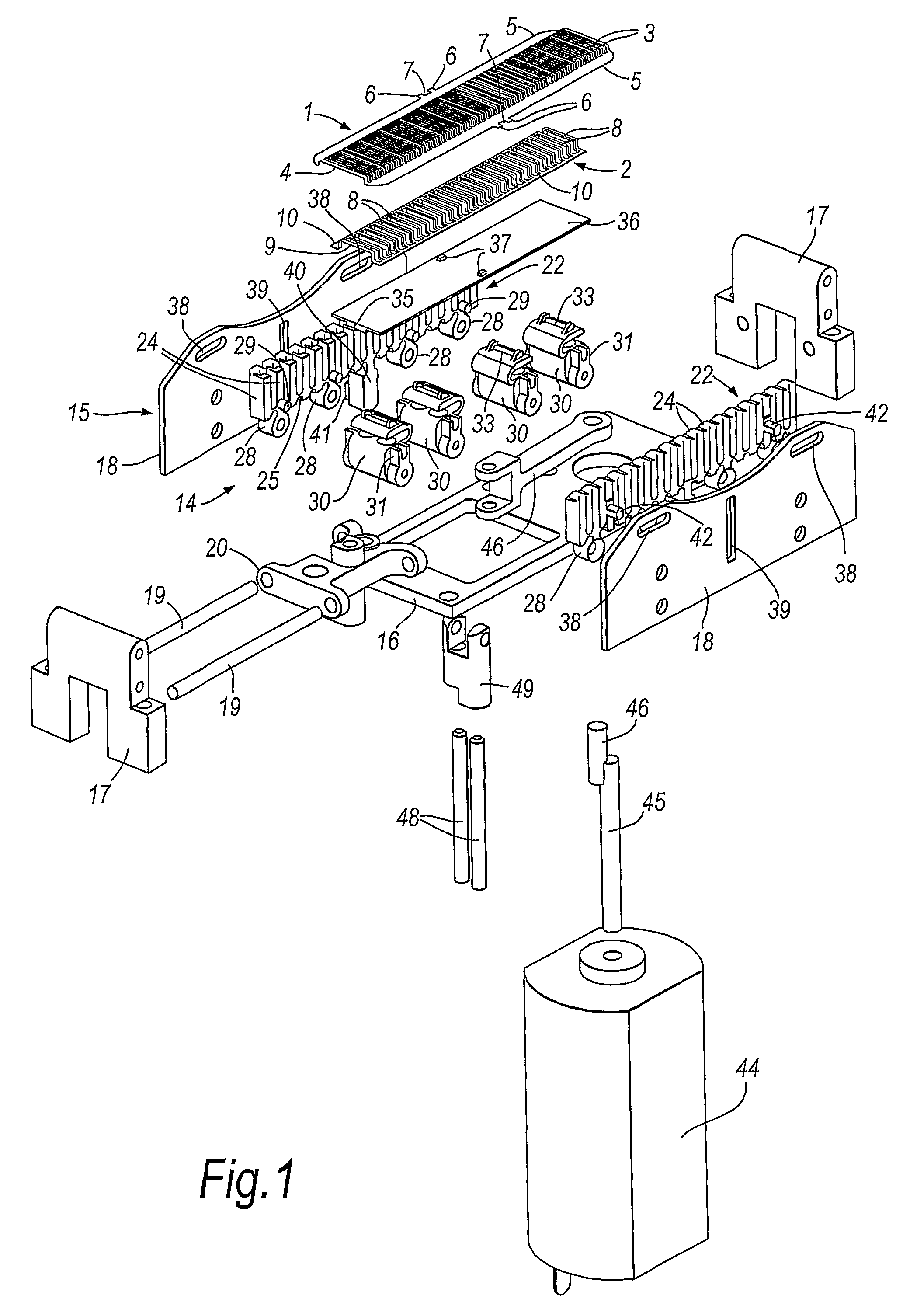 Electric razor assembly