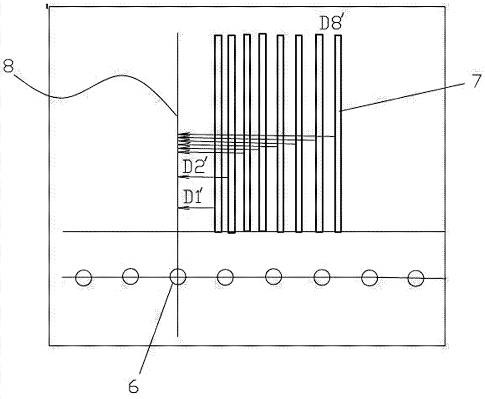 A detection device and detection method for a high-precision embedded multi-terminal plug connector