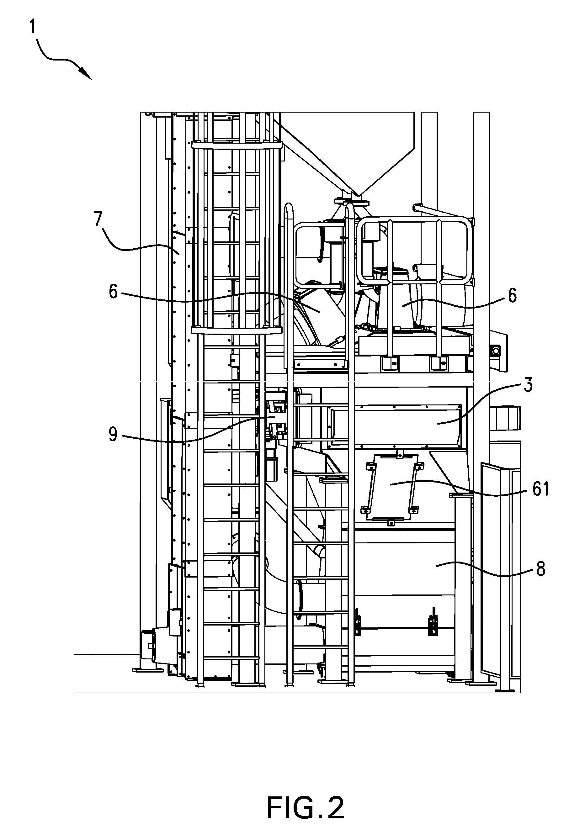 Shot-blasting installation for blasting work pieces made from light metal alloys