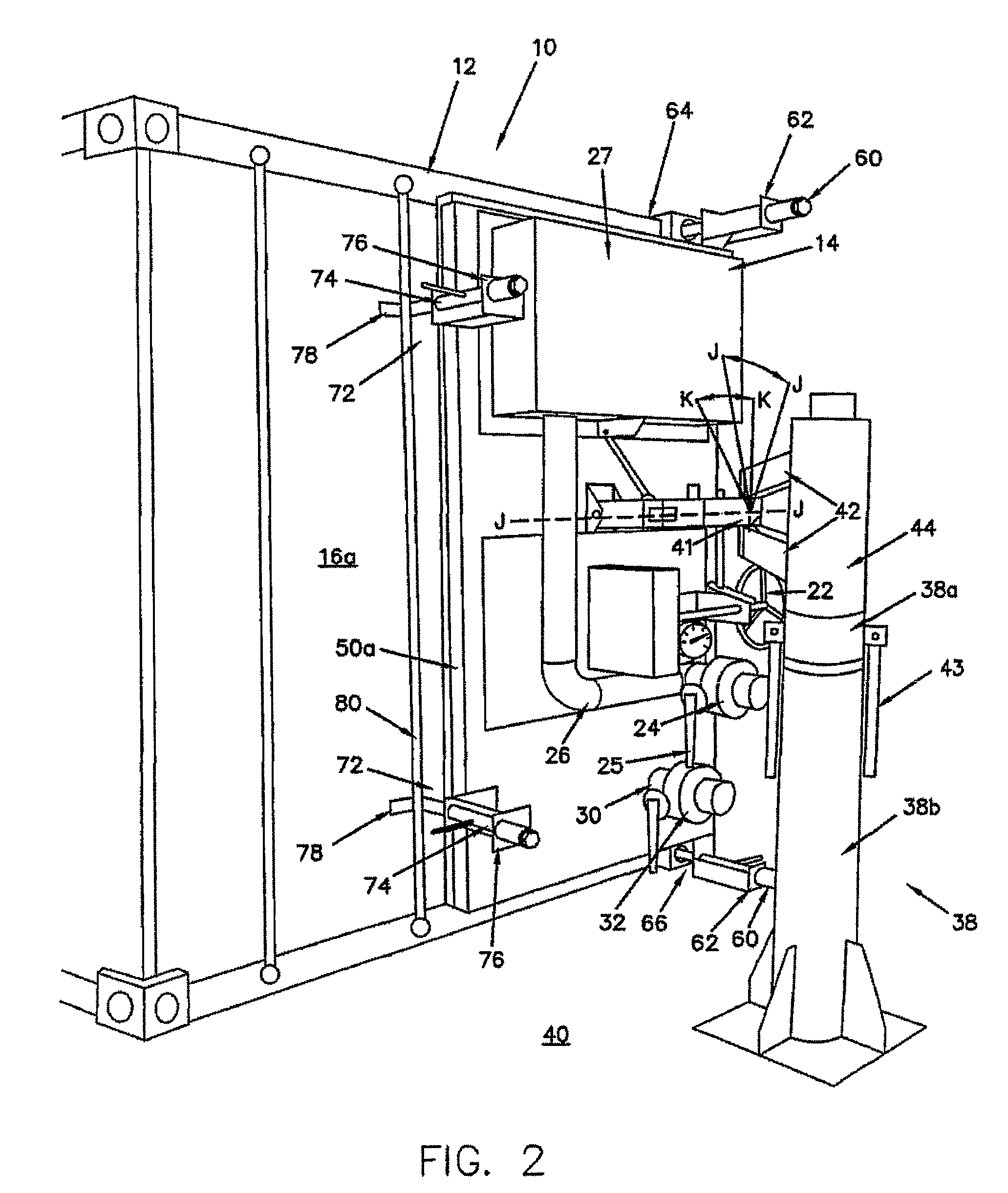 Residual gas removal method