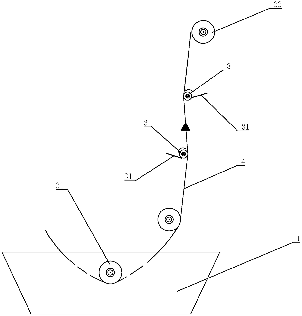 Novel prepreg presoaking device