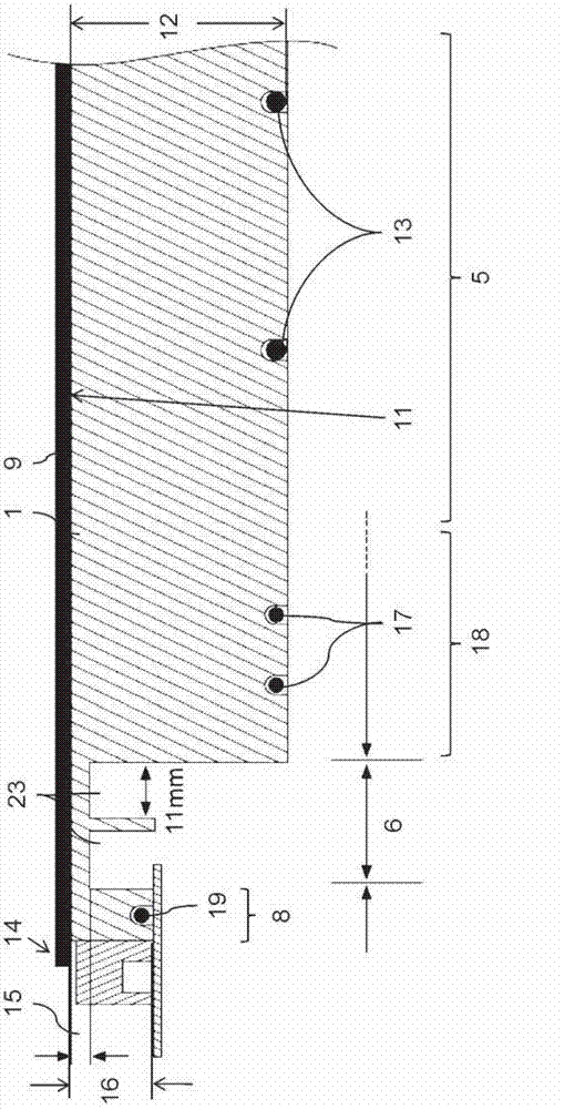 Substrate heating device