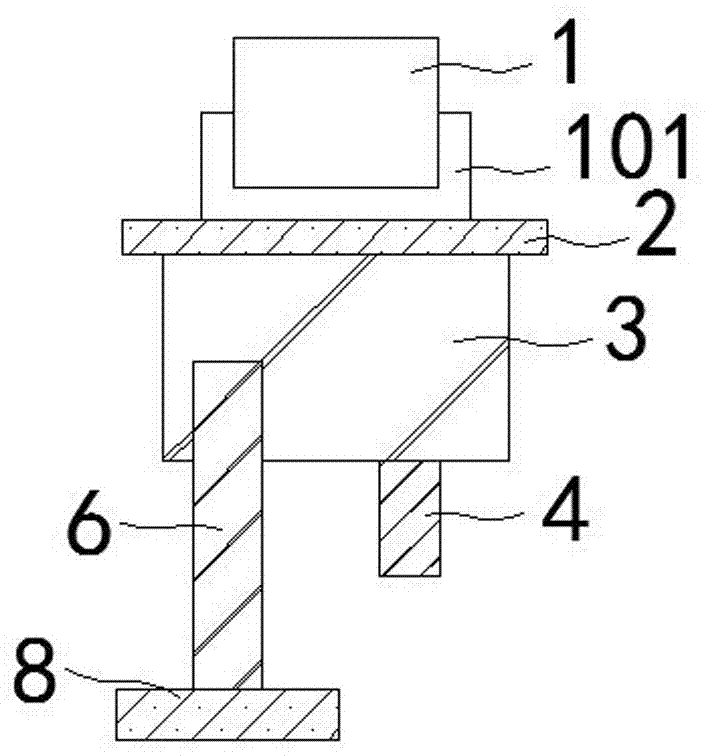 Movable monitoring device of computer machine room