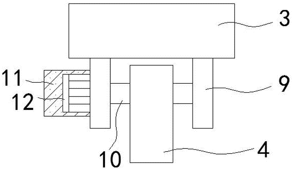 Movable monitoring device of computer machine room