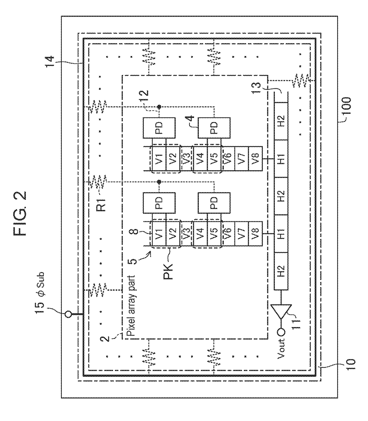 Solid-state image sensor and imaging device using same