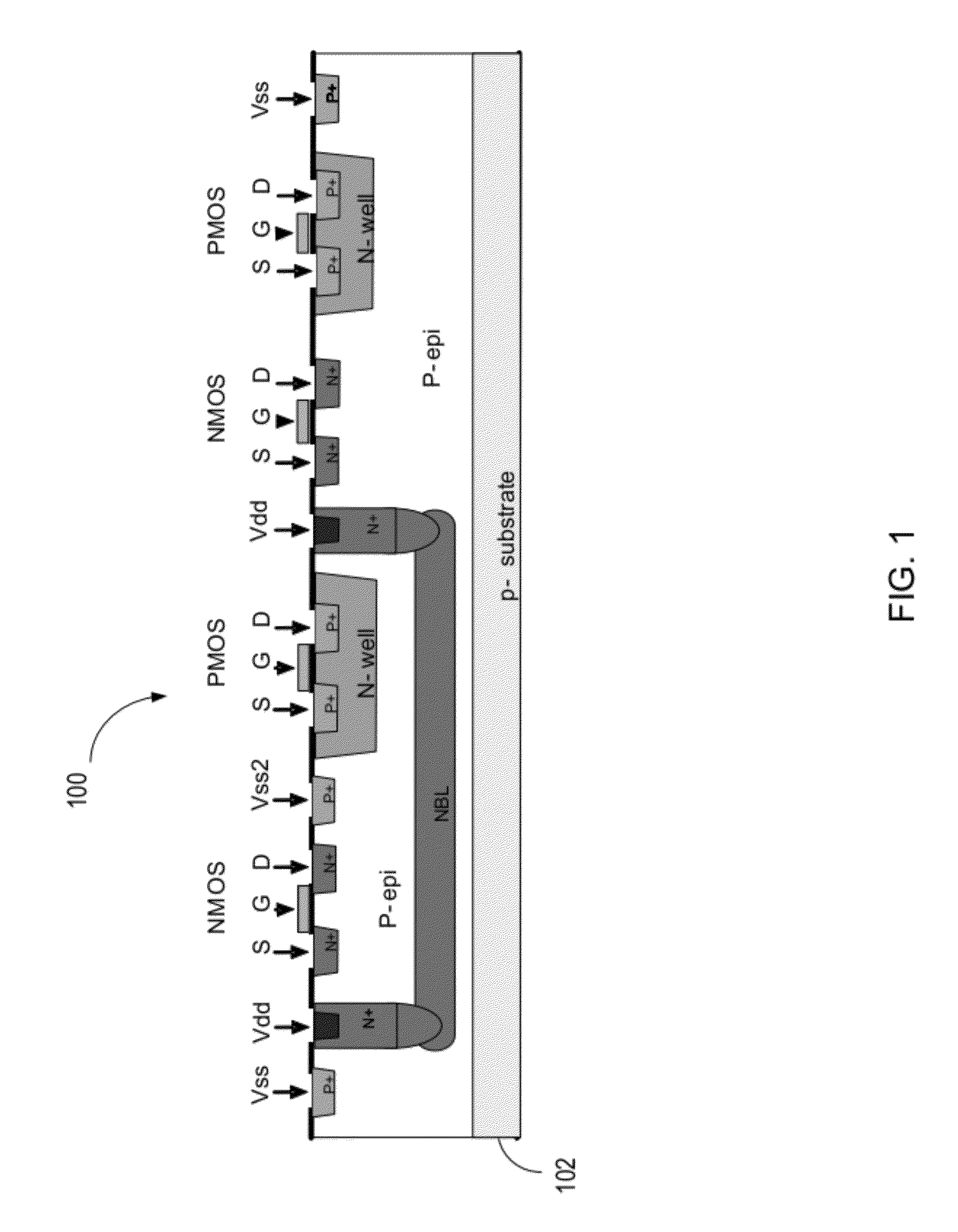 Amplifier system for a power converter