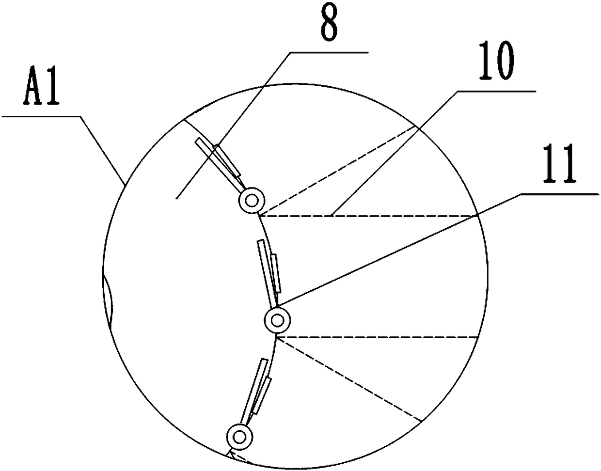 Screw coating device