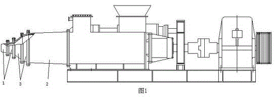 Machine neck of vacuum brick extruding machine