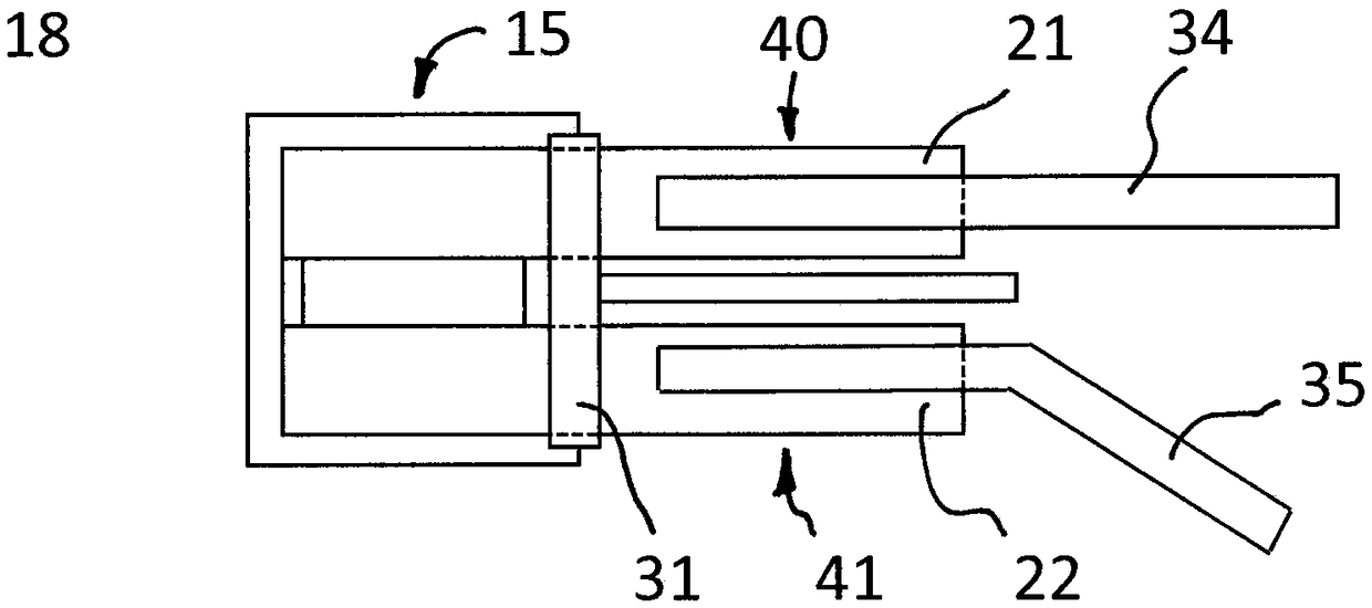 Structural unit with housing and a resistive element arranged in housing, and electric machine with such structural unit