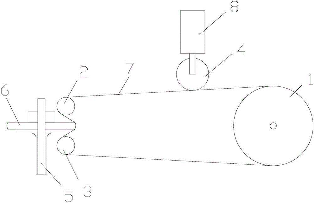 Polishing process and device for 3D arc surface of ceramic member