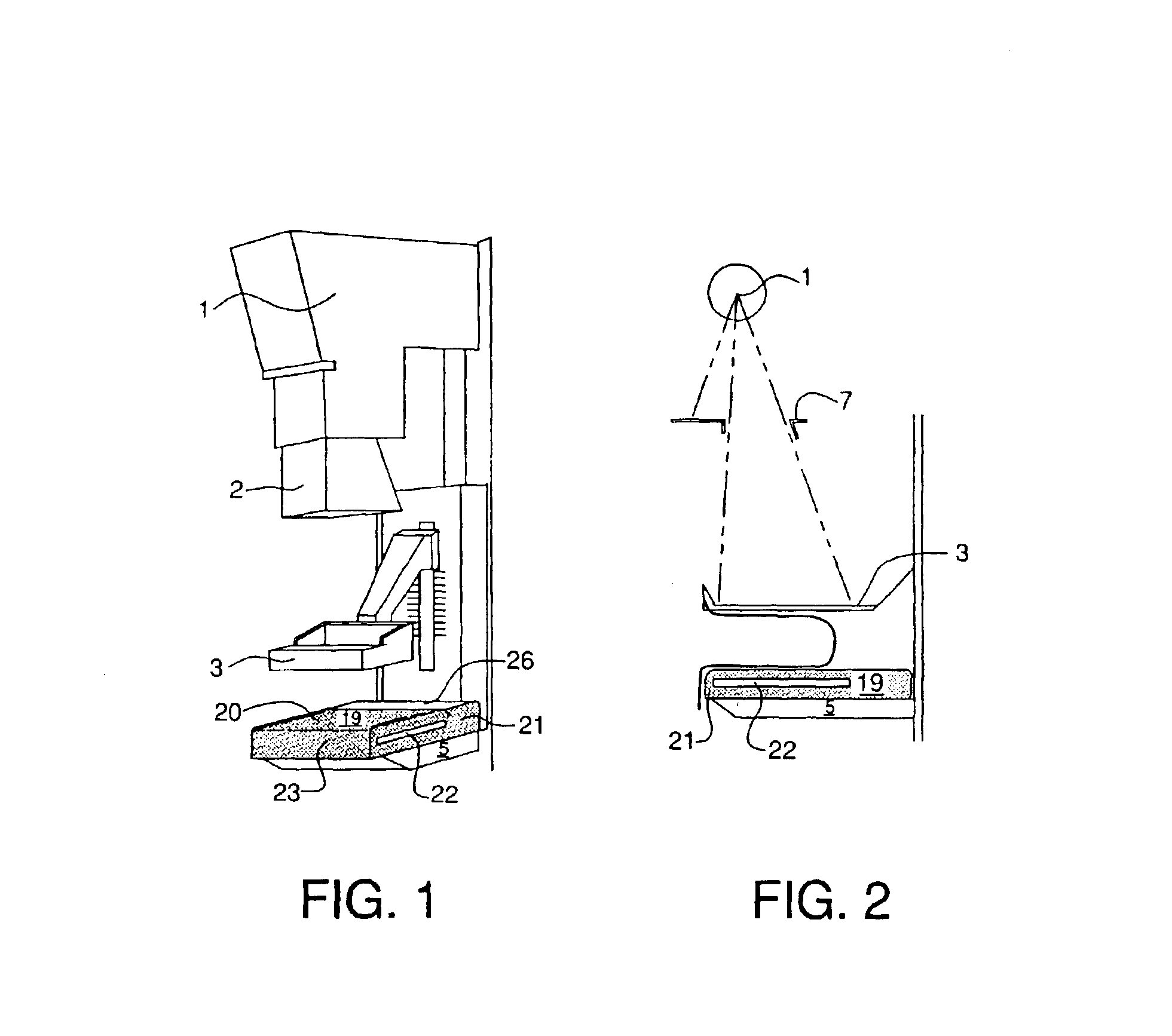 Mammography cassette holder for patient comfort and methods of use