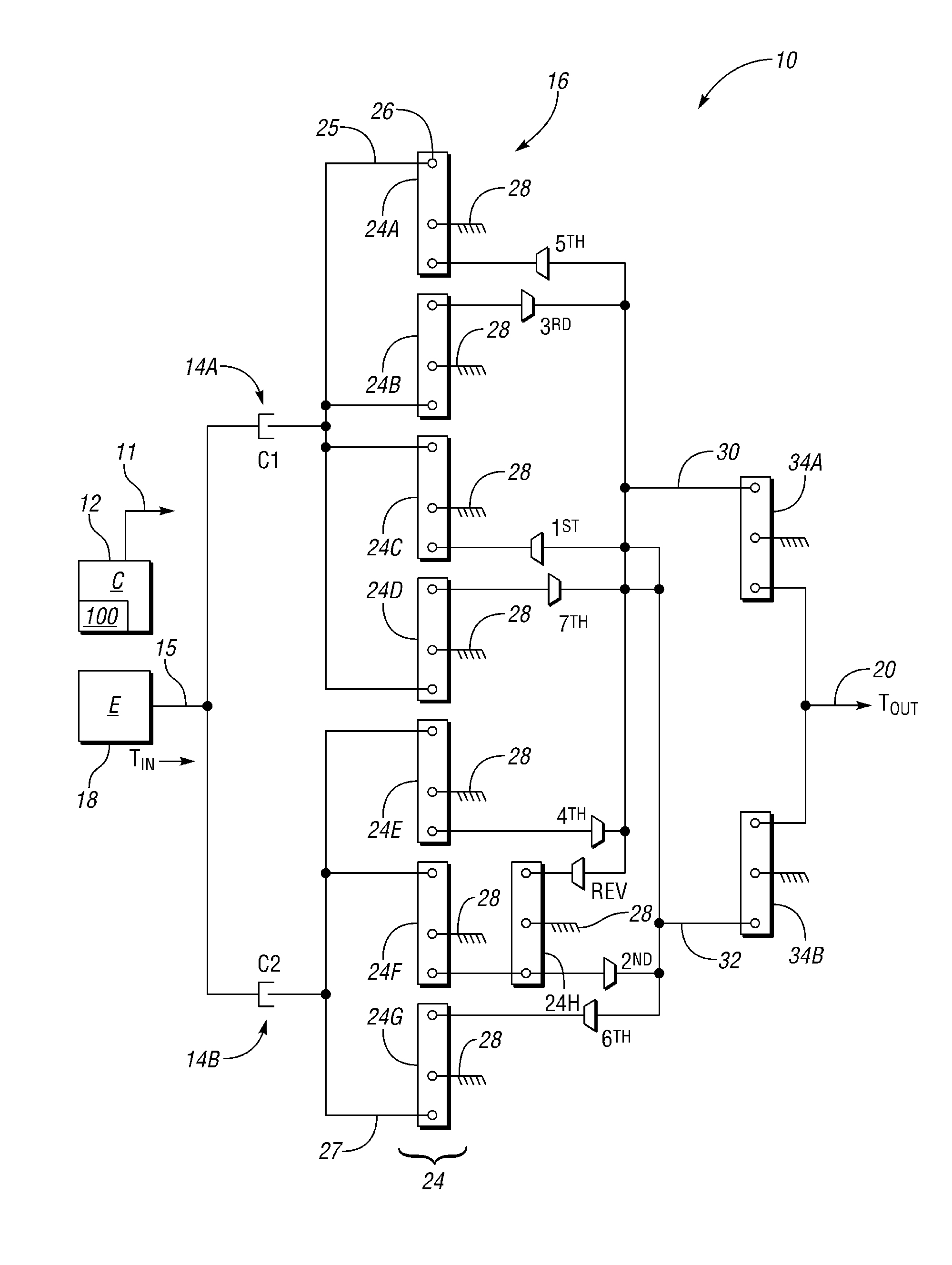 Method and apparatus for clutch control in a vehicle having an engine start-stop powertrain and a dual-clutch transmission