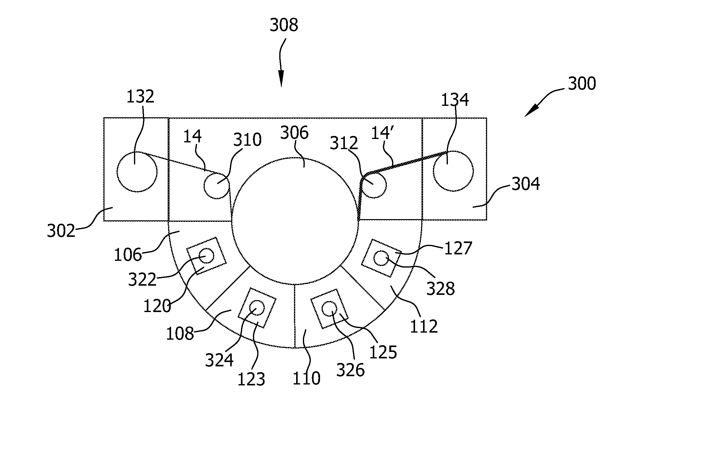 Method and system for manufacturing a transparent body for use in a touch panel