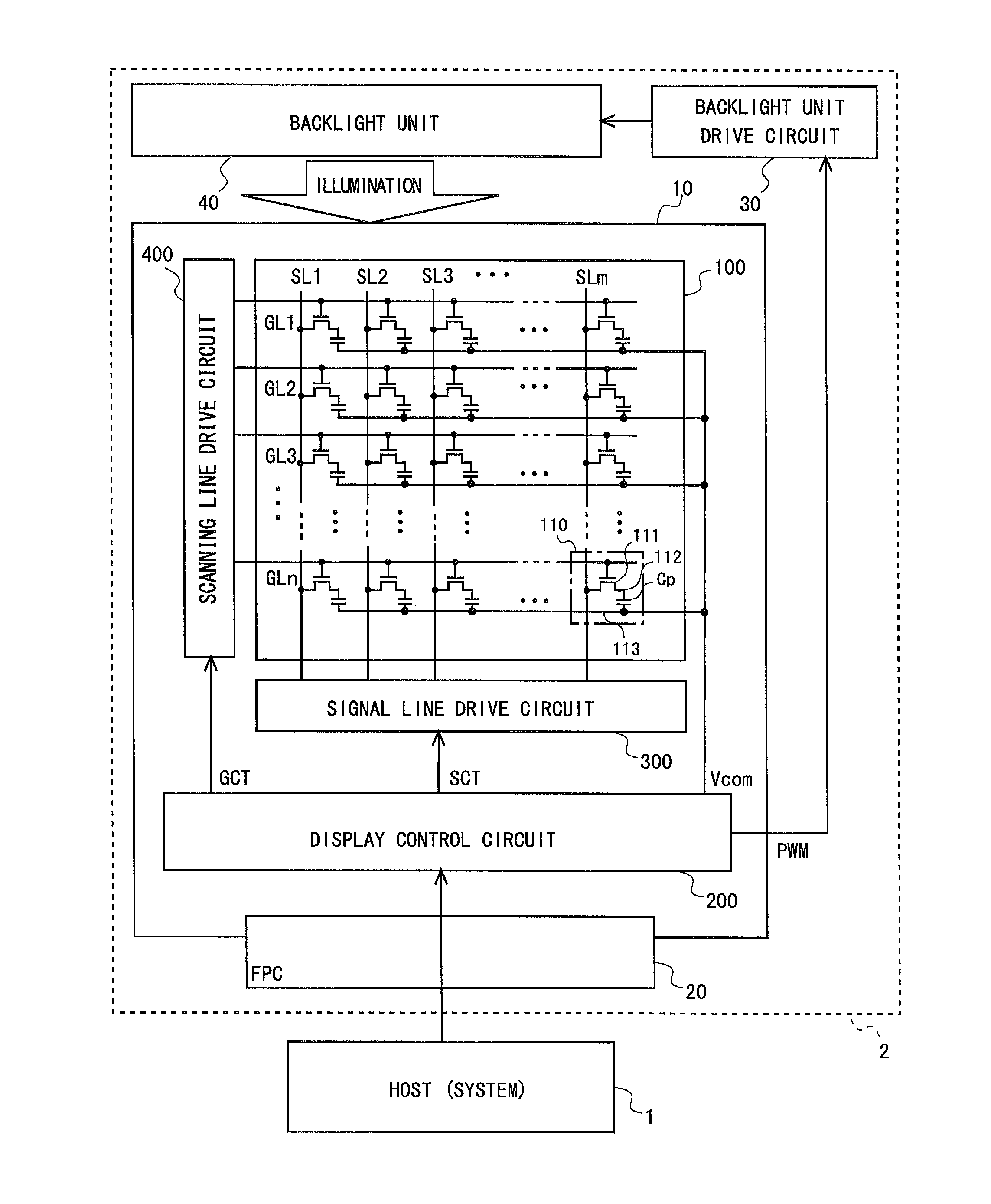 Display device, electronic device comprising same, and drive method for display device