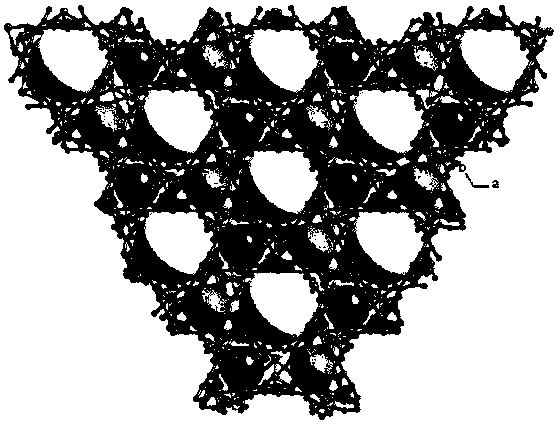 Preparation method and application of copper metal organic framework compound