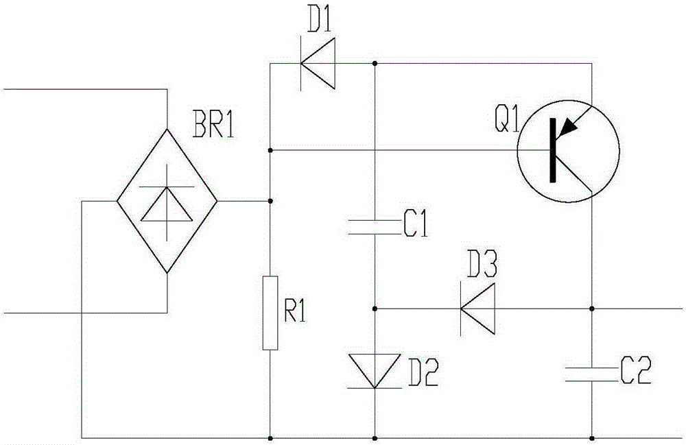 Range-extending-type hybrid power system for new energy automobile