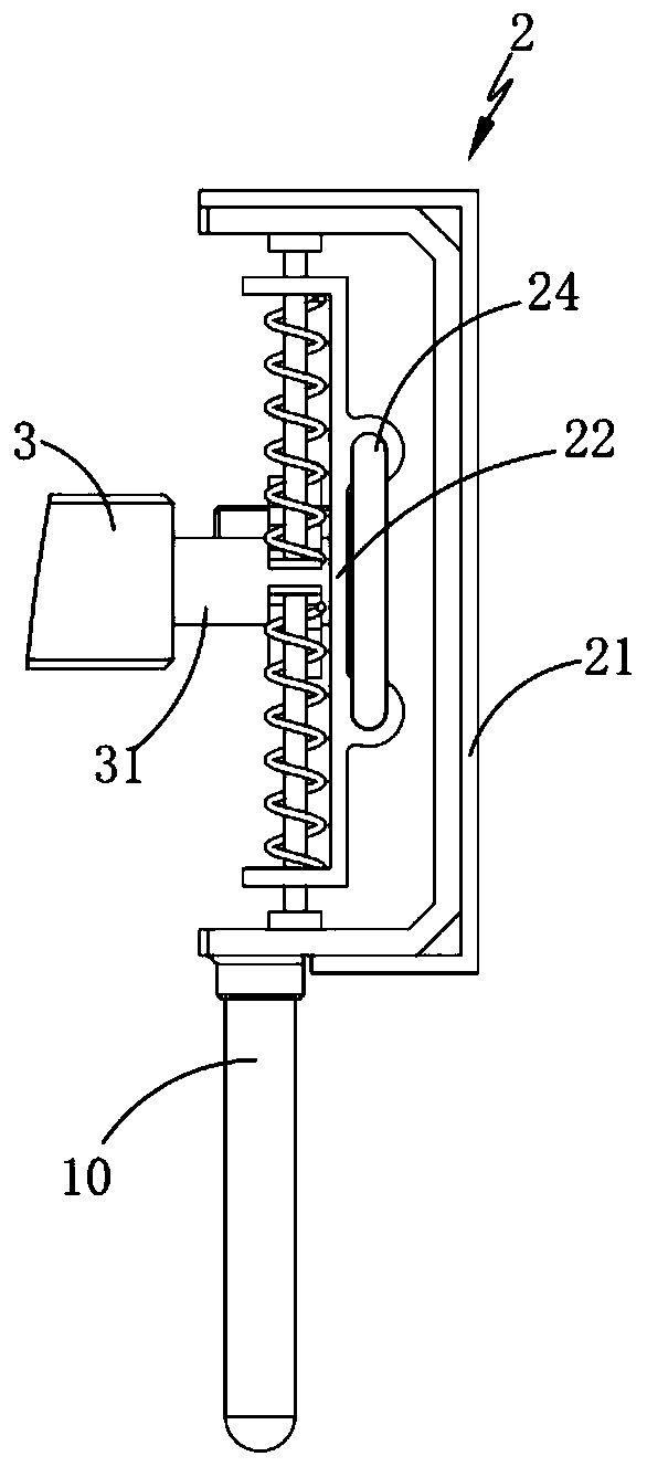 A jig transmission mechanism for automatic dipping production