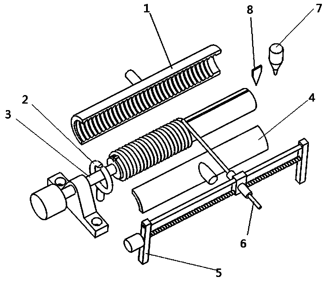 Automatic forming method of rubber hair ring