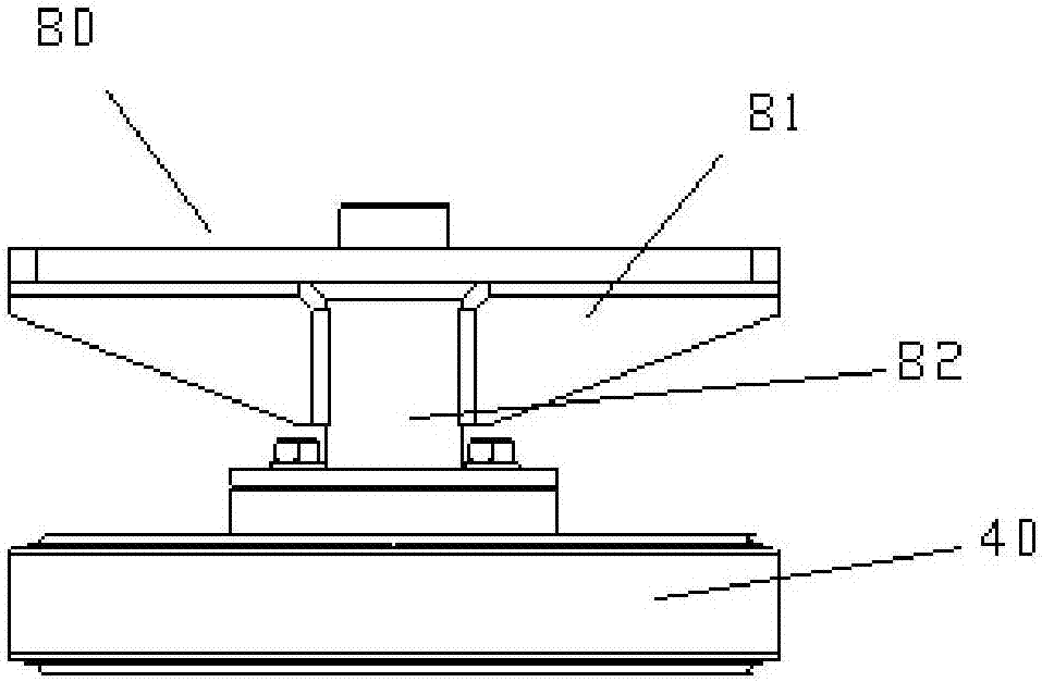 Vehicle platform structure and sky train