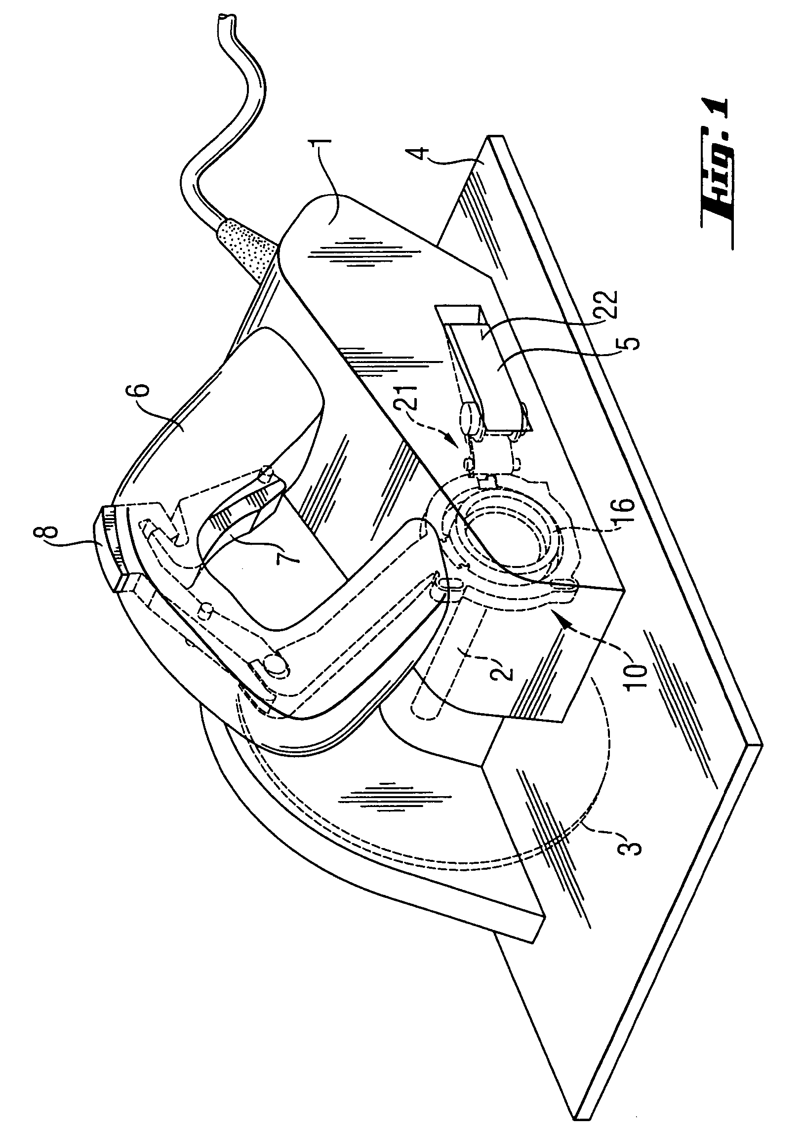 Electrical power tool with a rotatable working tool